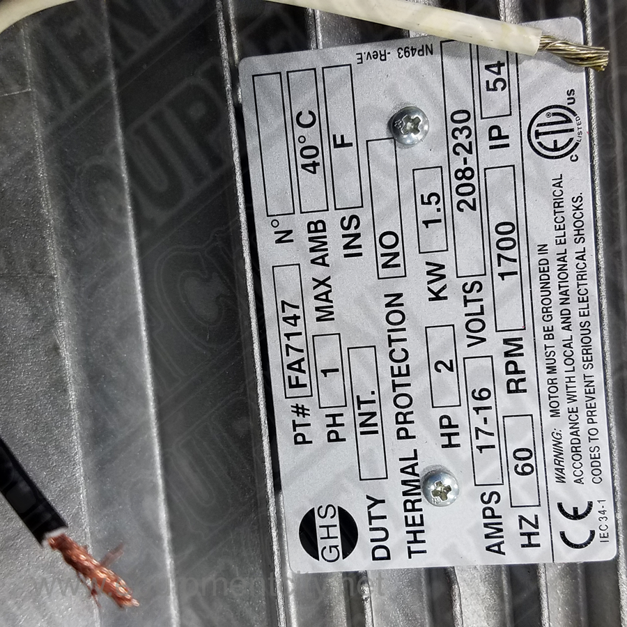 Equipment City — Rotary P3391 1PH 60HZ 208230 POWER UNIT Fits SPO12